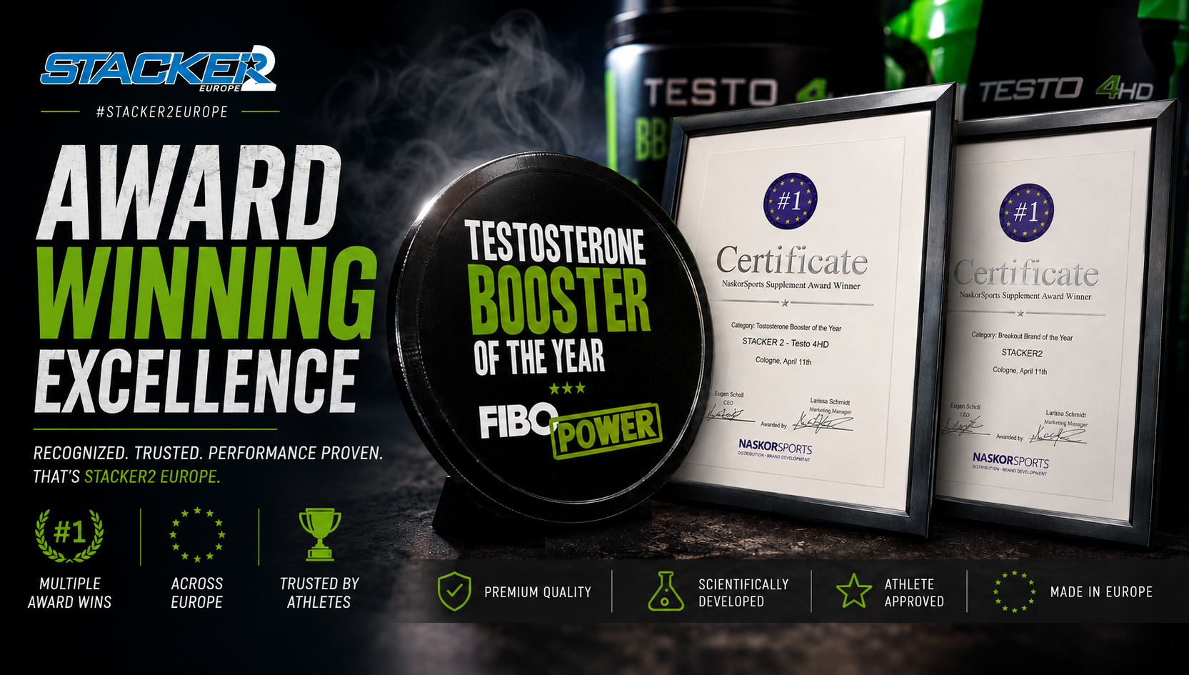 Stacker2 Europe award-winning excellence