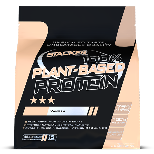 100% Plant Based Protein packshot