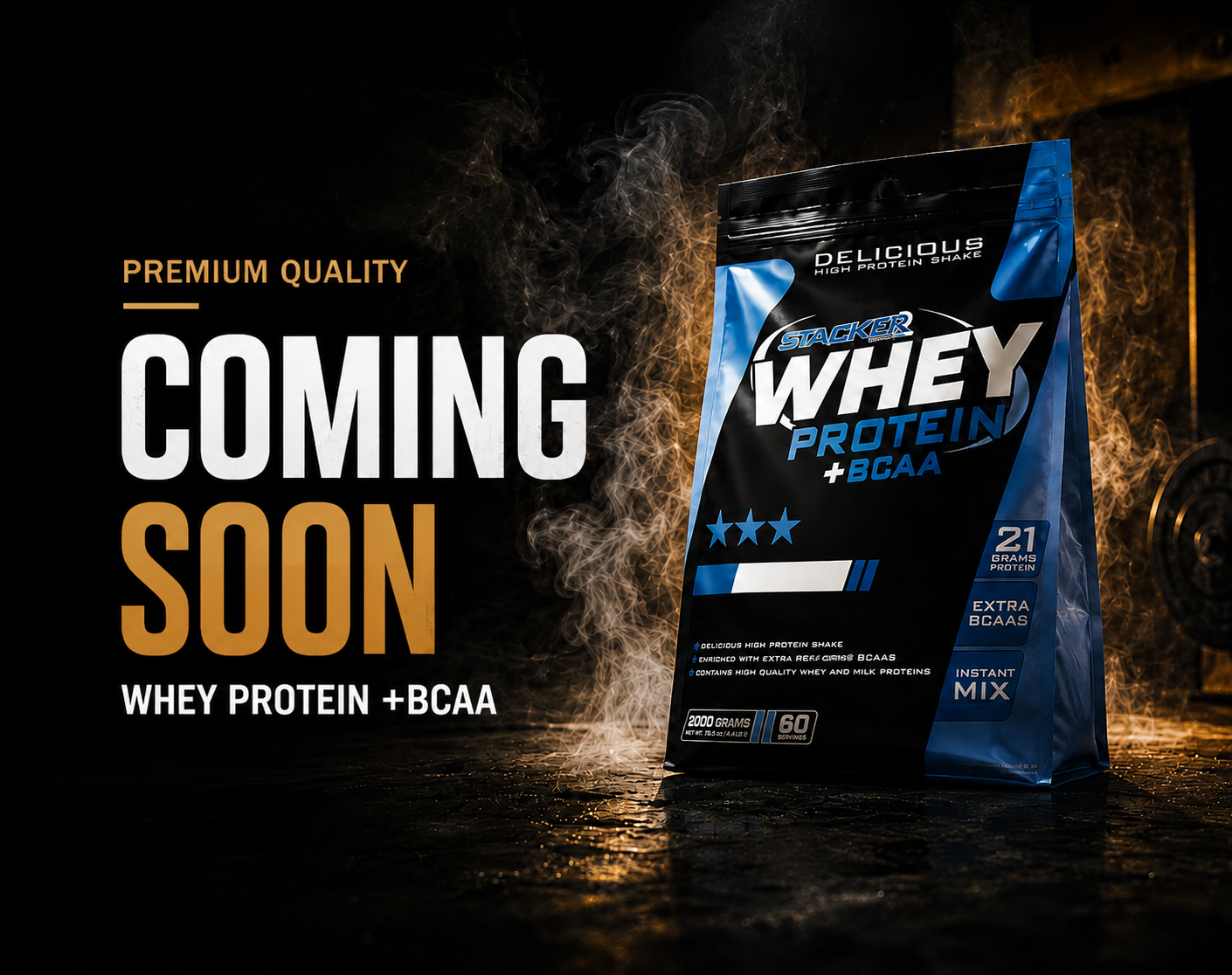 Coming soon: Whey Protein + BCAA